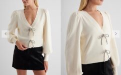 EXPRESS V-Neck Embellished Bow Cardigan: Limited Time 40% Off Deal!