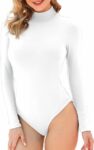 Unlock 30% Off: Sleek LAOLASI Mock Neck Bodysuit – Now Just $15.39!