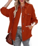 50% Off Beaully Corduroy Shacket on Amazon – Grab it for $21.49!
