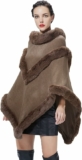 Amazon’s Chic Find: 50% Off SUFCOMOU Faux Fur Poncho – Now $26.49!