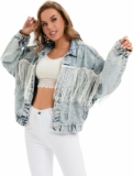 50% Off Justalwart Oversized Denim Jacket on Amazon – Grab It for $39.95!
