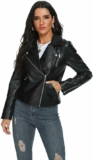 Seize 30% Off: Fahsyee Faux Leather Biker Jacket – Only $35.19 on Amazon!