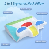 Amazon Exclusive: 24% Off HOMCA Memory Foam Cervical Pillow!