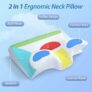 Amazon Exclusive: 24% Off HOMCA Memory Foam Cervical Pillow!