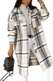 Exclusive Amazon Savings! Omoone Women’s Plaid Shirt Jacket 51% Off!