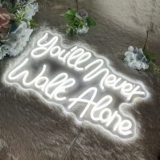 Amazon’s Neon Sign Extravaganza:52% Off ‘You’ll Never Walk Alone’ Neon Sign!