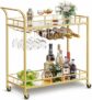 Amazon Exclusive: 21% Off VASAGLE Gold Bar Cart