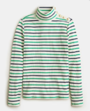 Upgrade Your Style with J.CREW: 37% Off on Classic Stripe Wool Turtleneck!